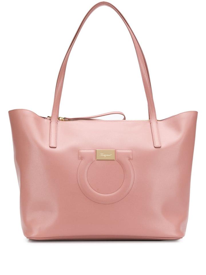 Salvatore Ferragamo Gancini Tote - Pink