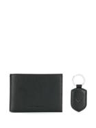 Emporio Armani Wallet And Keyring Set - Black