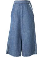 Mihara Yasuhiro Denim Culottes, Women's, Size: 38, Blue, Cotton