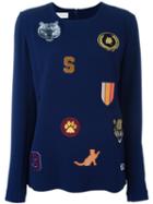 Stella Mccartney Cat Patches Jersey Top