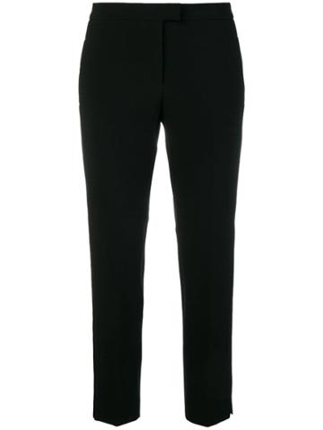 Brag-wette Cropped Trousers - Black