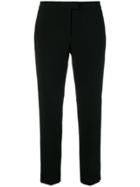 Brag-wette Cropped Trousers - Black