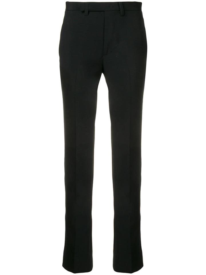 Facetasm Cut-detail Tailored Trousers - Black
