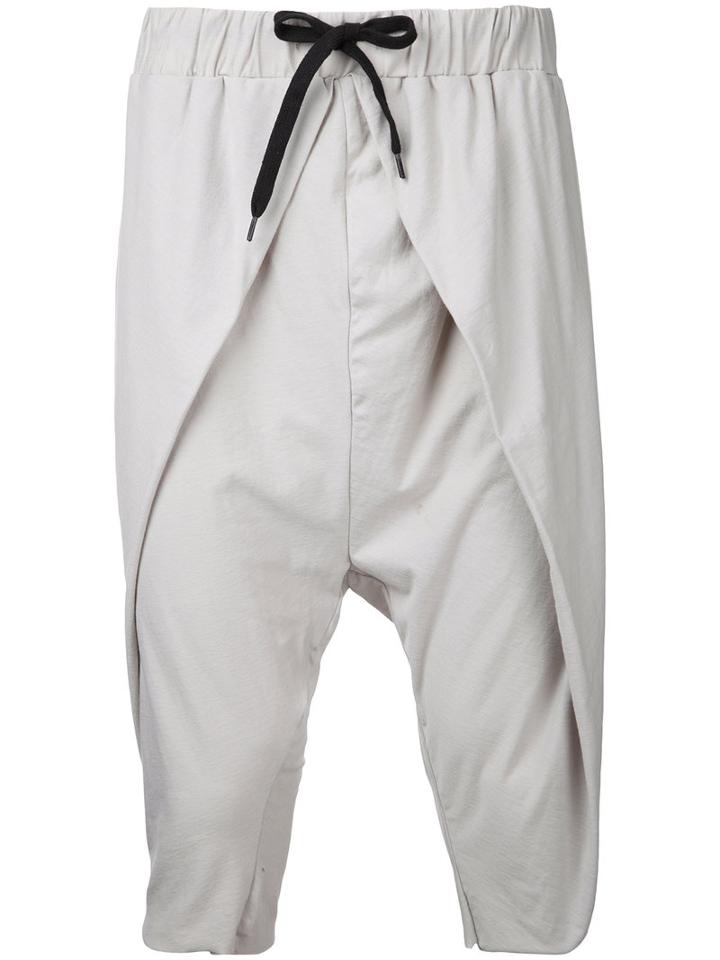First Aid To The Injured - Calamus Shorts - Unisex - Cotton - 3, Grey, Cotton