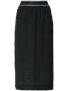Marc Cain Straight Midi Skirt - Black