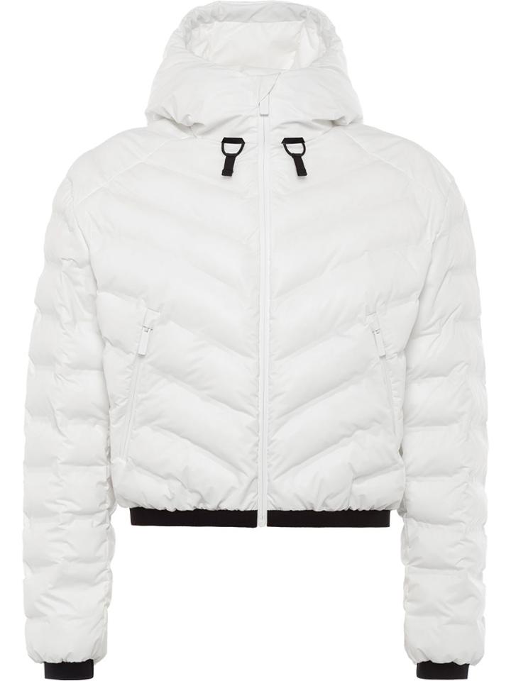 Prada Cropped Puffer Jacket - White
