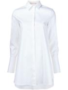 Brock Collection Oversized Shirt, Women's, Size: 0, White, Cotton/spandex/elastane