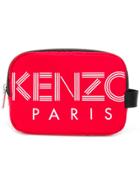 Kenzo Logo Wash Bag - Red