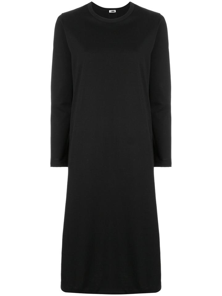 H Beauty & Youth Slit Back Midi Dress - Black
