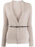 Peserico Cable Knit Cardigan - Neutrals