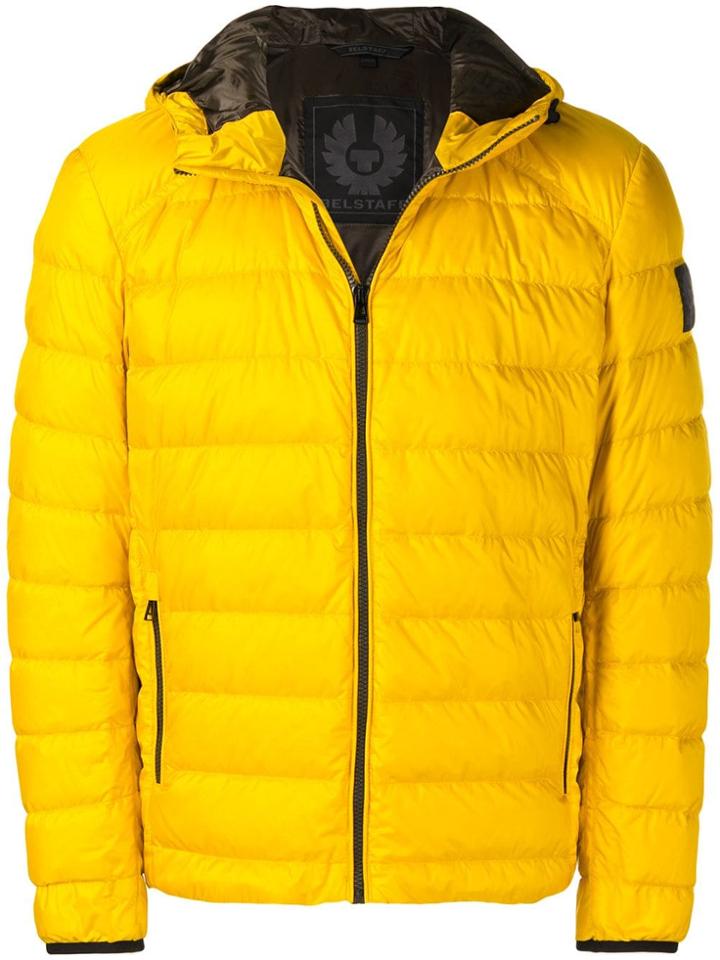 Belstaff Zipped Padded Jacket - Yellow