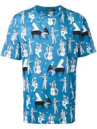 Dolce & Gabbana Musical Print T-shirt - Blue