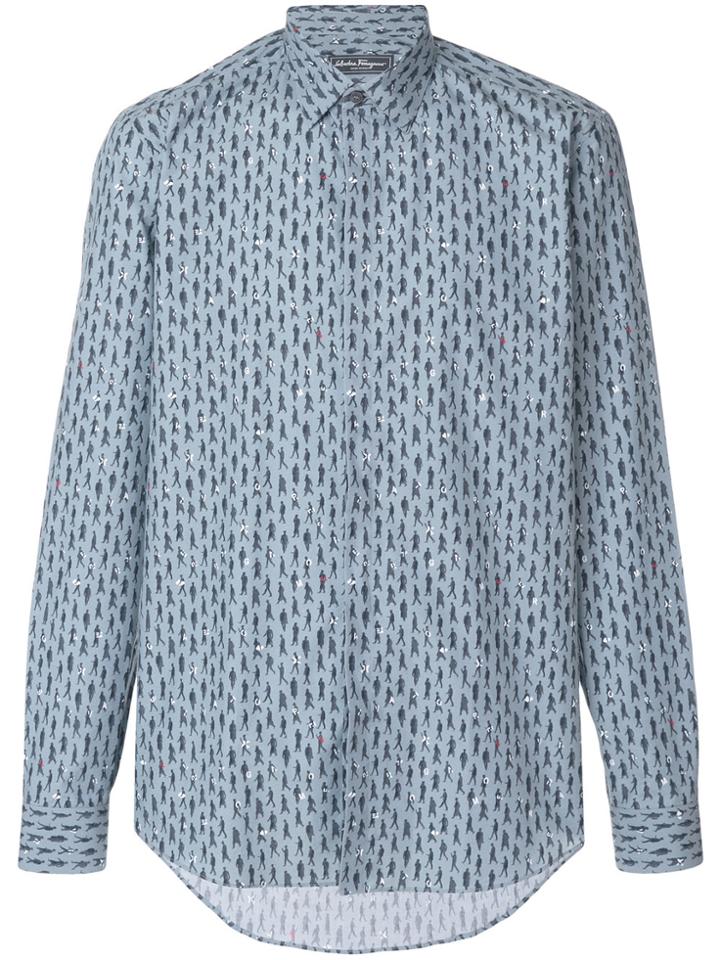 Salvatore Ferragamo People Print Shirt - Unavailable