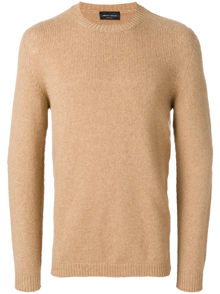 Roberto Collina Crew-neck Jumper - Brown