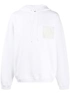 Oamc Patch Detail Hoodie - White