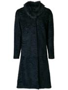 Liska Edda Textured Coat - Blue