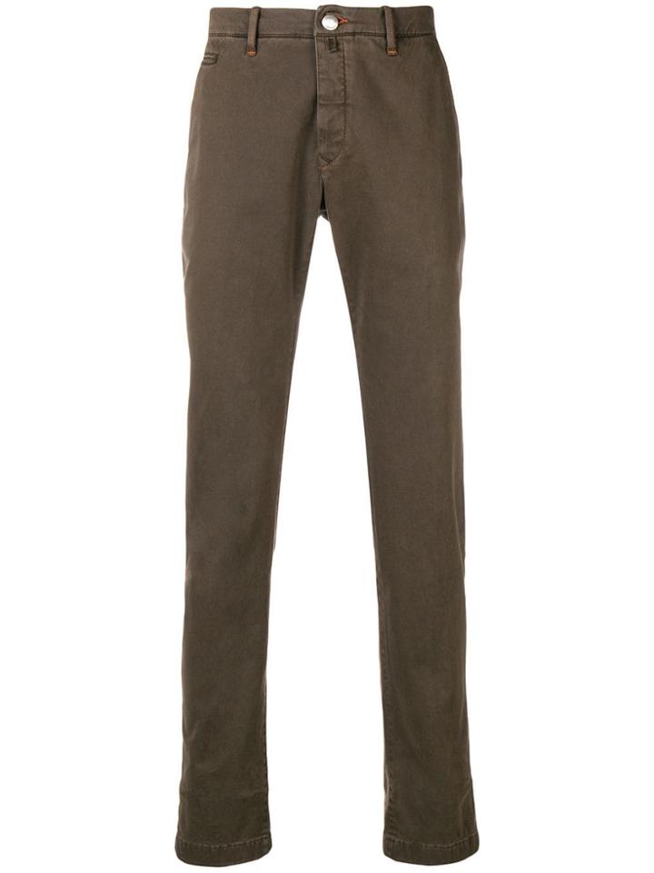Jacob Cohen Academy Regular Trousers - Brown