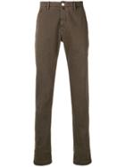 Jacob Cohen Academy Regular Trousers - Brown