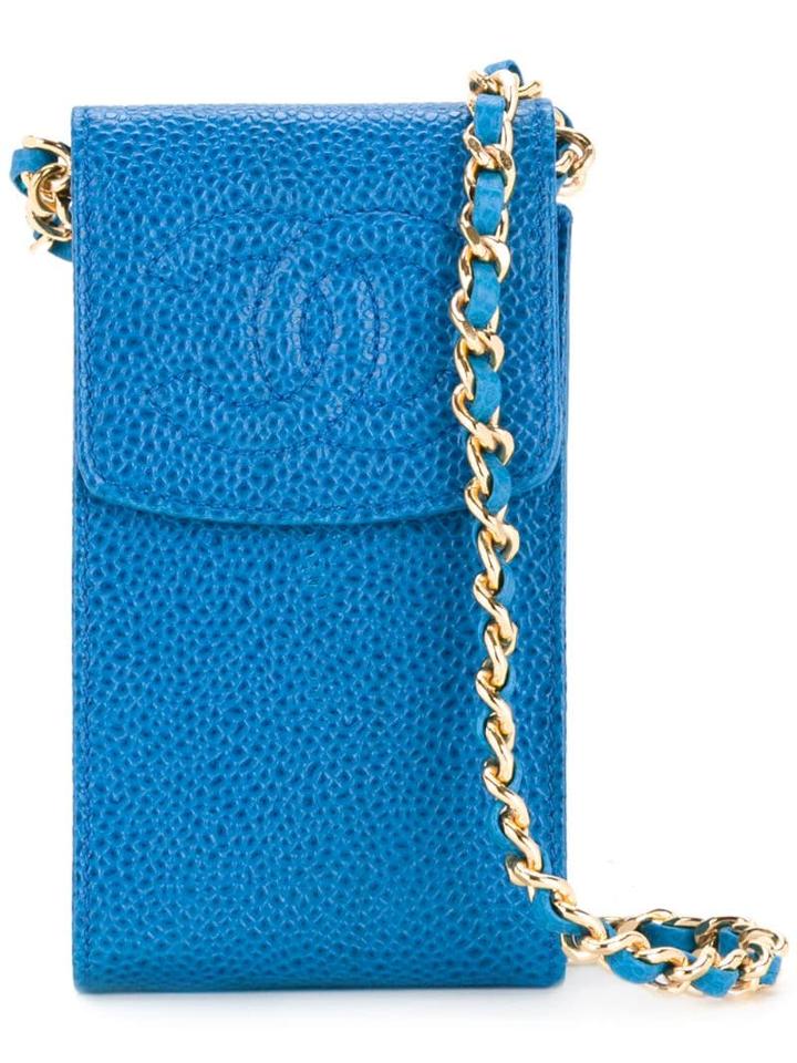 Chanel Pre-owned Cc Chain Shoulder Bag - Blue