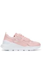 D.a.t.e. Panelled Lace-up Sneakers - Pink