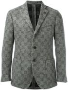 Gabriele Pasini Checked Blazer, Men's, Size: 50, Grey, Wool/nylon/polyester