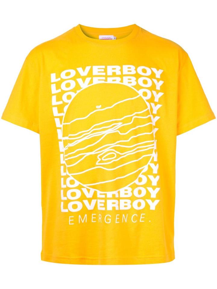 Charles Jeffrey Loverboy Logo Patch T-shirt - Yellow