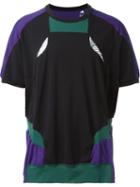 Adidas Kolor X Adidas Panelled T-shirt, Men's, Size: Xl, Pink/purple, Polyamide/polyester/spandex/elastane
