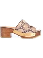 Rosetta Getty Python Sandals