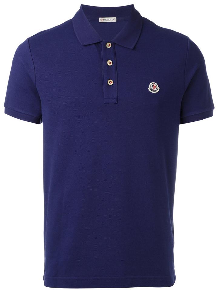 Moncler Classic Polo Shirt, Men's, Size: Xxl, Pink/purple, Cotton