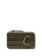 Chloé C-embellished Coin Purse - Green