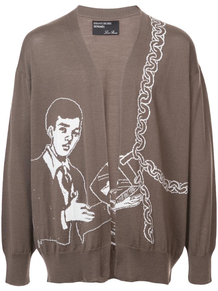 Enfants Riches Déprimés Loro Piana Boy Knit Cardigan - Brown