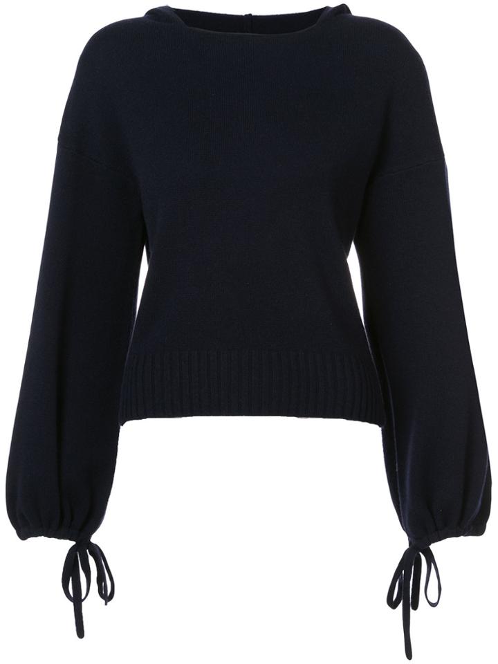 Vince Balloon Sleeve Sweater - Blue