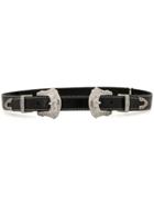 Toga Virilis Western Embossed Belt - Black