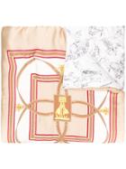 Burberry Padded Equestrian Scarf - Neutrals
