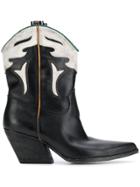 Strategia Cowgirl Boots - Black