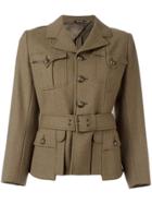 Maison Margiela Buttoned Short Jacket - Nude & Neutrals