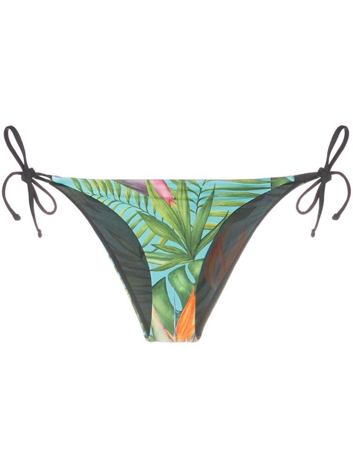 Mc2 Saint Barth Printed Virgo Bikini Bottoms - Green