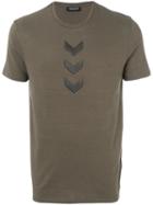 Neil Barrett - Arrow Embroidered T-shirt - Men - Cotton - S, Green, Cotton