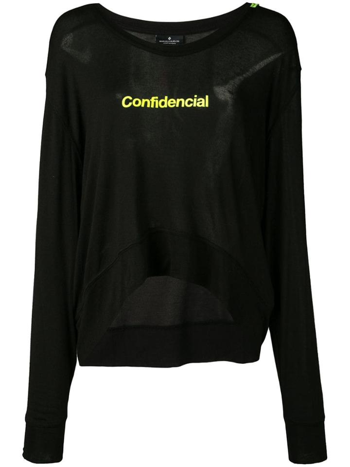 Marcelo Burlon County Of Milan Confidential T-shirt - Black