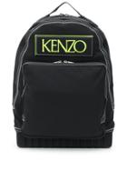 Kenzo Contrast Stitching Backpack - Black