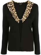 Gucci Vintage 2000's Leopard Detail Cardigan - Brown