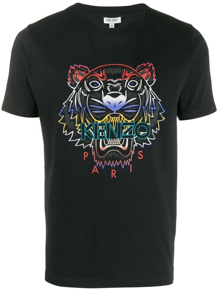 Kenzo Gradient Tiger T-shirt - Black