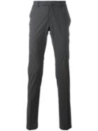 Incotex Slim-fit Chinos, Men's, Size: 50, Grey, Cotton/spandex/elastane