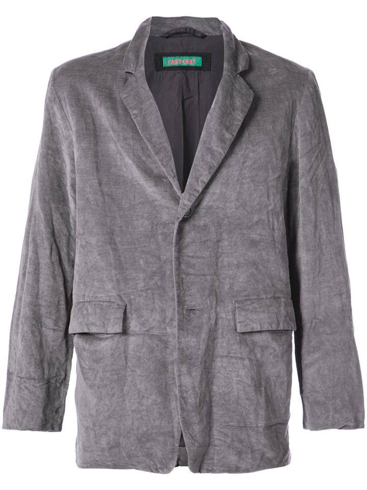 Casey Casey Creased Blazer - Grey