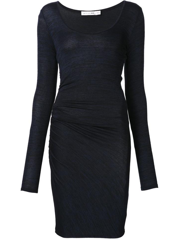 Rag & Bone Round Neck Fitted Dress