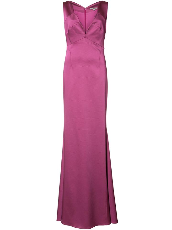 Zac Zac Posen 'cordelia' Gown - Pink & Purple