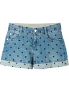 Stella Mccartney Denim Shorts, Women's, Size: 29, Blue, Cotton/spandex/elastane