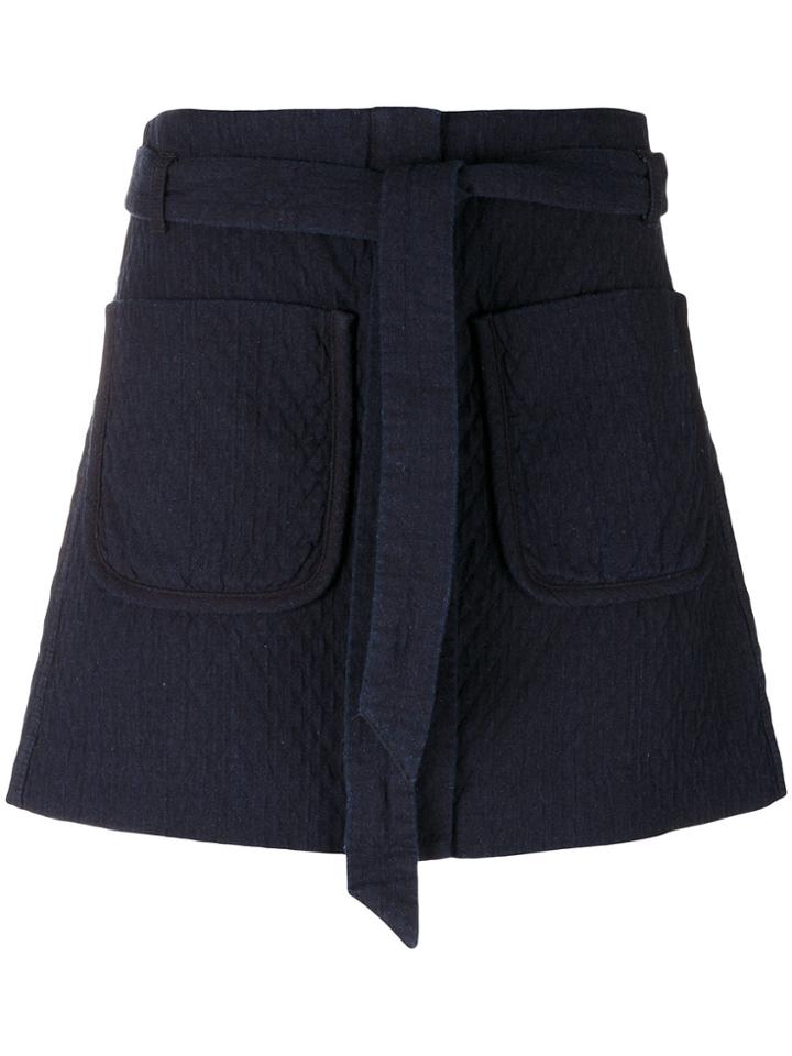 Rag & Bone Pelmet Skirt - Blue