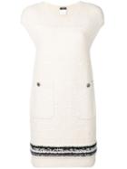 Chanel Pre-owned Cashmere Textured Dress - Neutrals