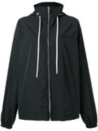 Rick Owens Hooded Jacket, Women's, Size: 42, Black, Polyester/cupro